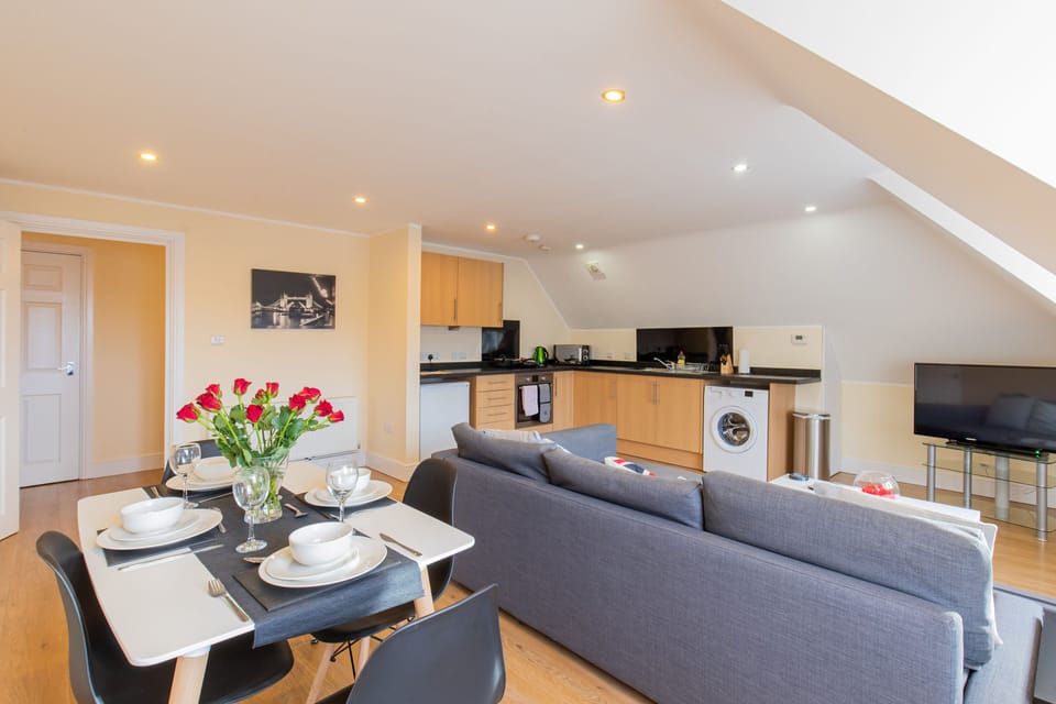 Deluxe Apartment, Private Bathroom, City View (2 bedroom Penthouse) | Lounge