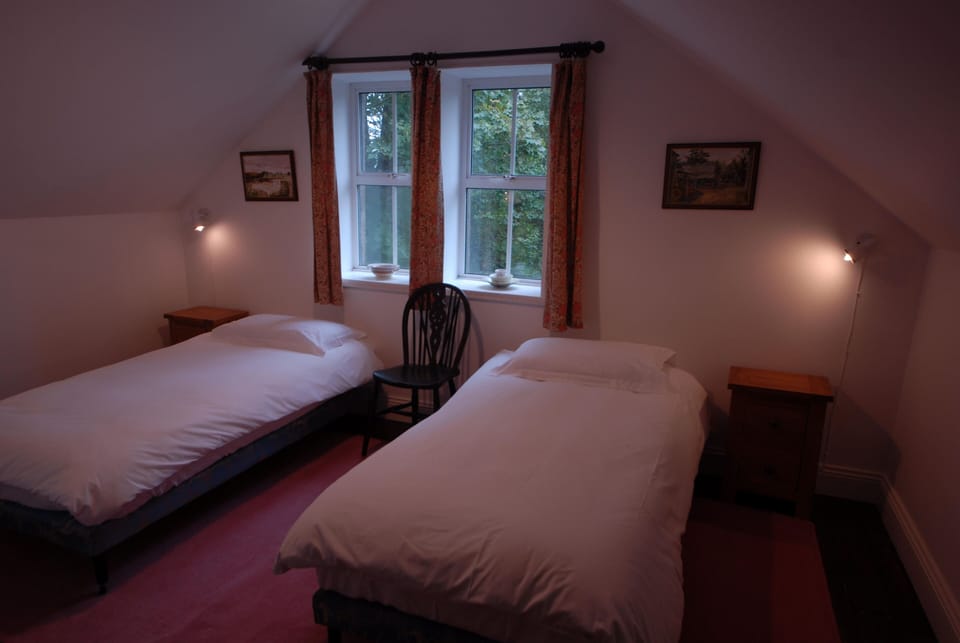 twin bedded room on first floor