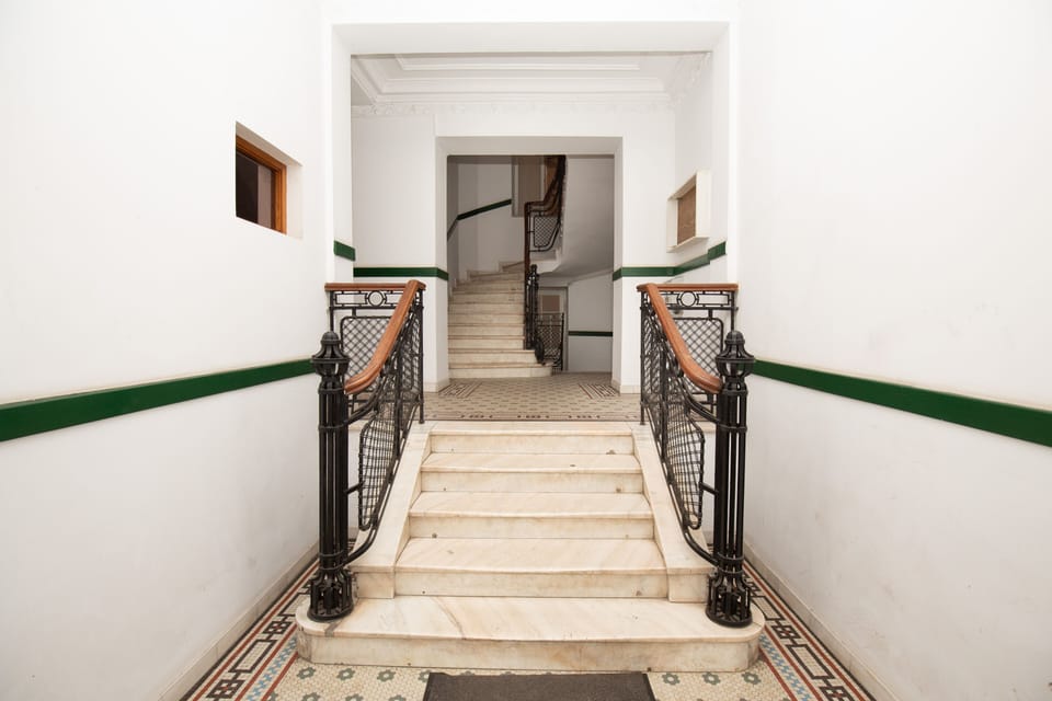 Interior entrance