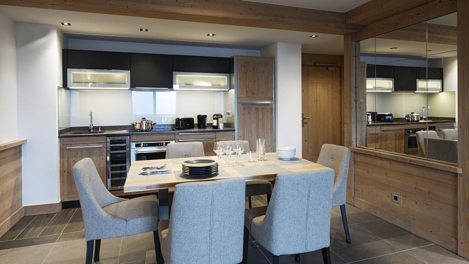 Appartement 3 Pièces 6 personnes Prestige | Private kitchen | Espresso maker, full-size fridge, microwave, oven