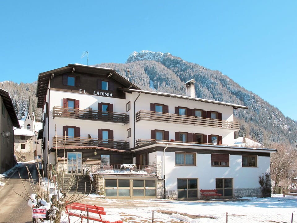 Sky, Building, Mountain, Property, Window, Plant, House, Tree, Slope, Mountainous Landforms
