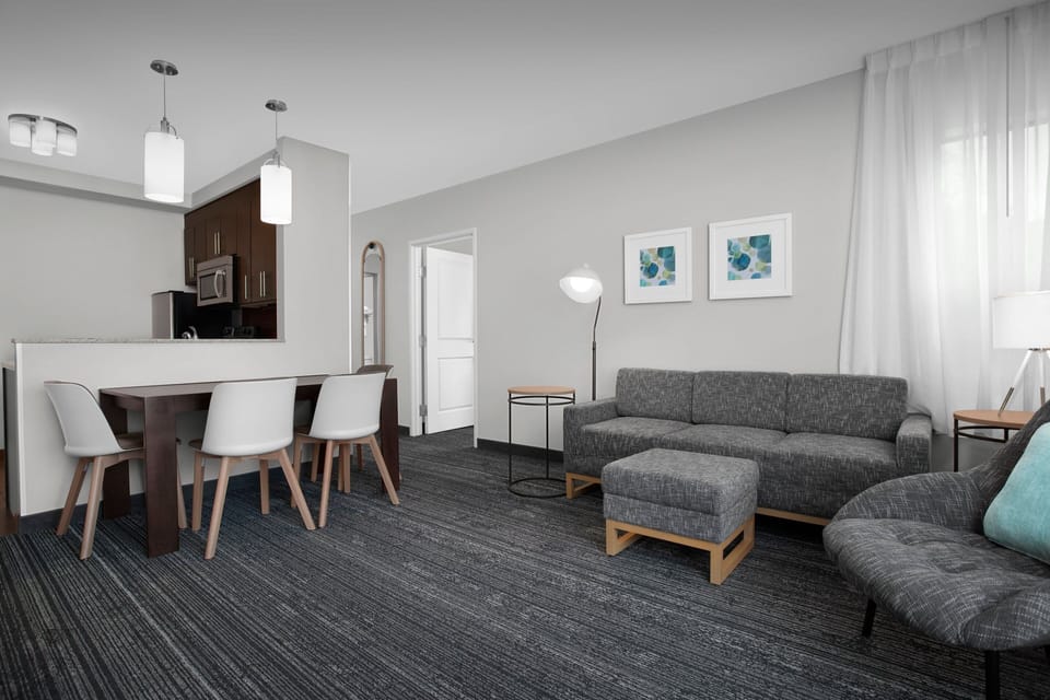 37-inch flat-screen TV with cable channels, TV