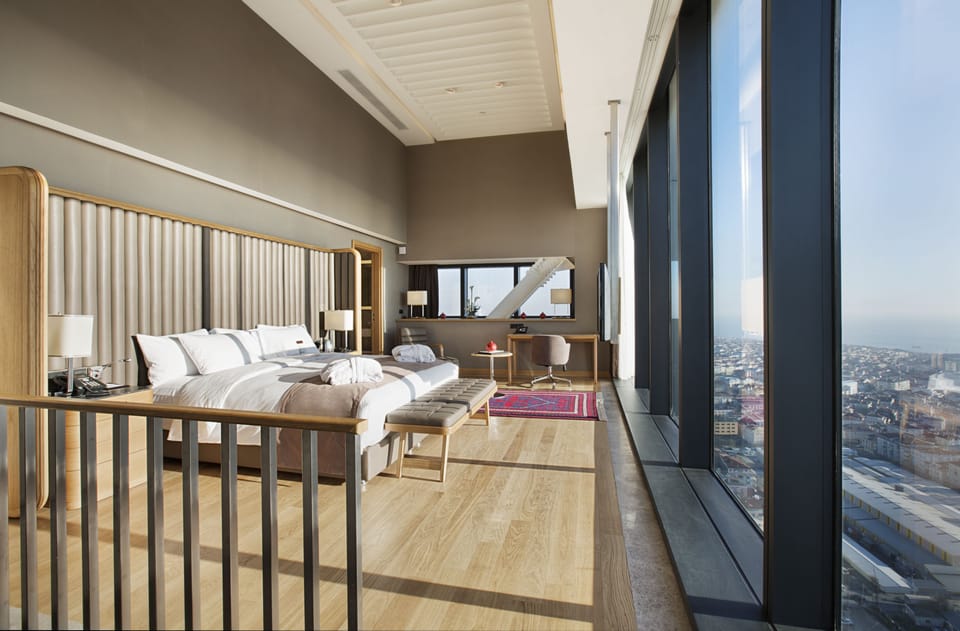 Suite, 1 King Bed (Duplex with Loft) | Premium bedding, down comforters, minibar, in-room safe