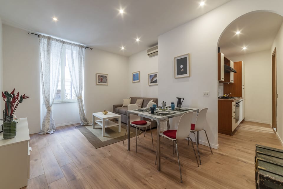 Apartment, 1 Bedroom | Living area | 32-inch LCD TV with digital channels, TV