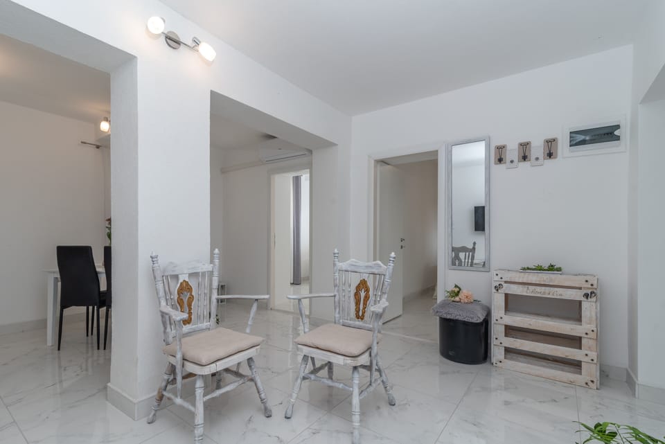 Apartment, 2 Bedrooms, Private Pool | Living area | Flat-screen TV