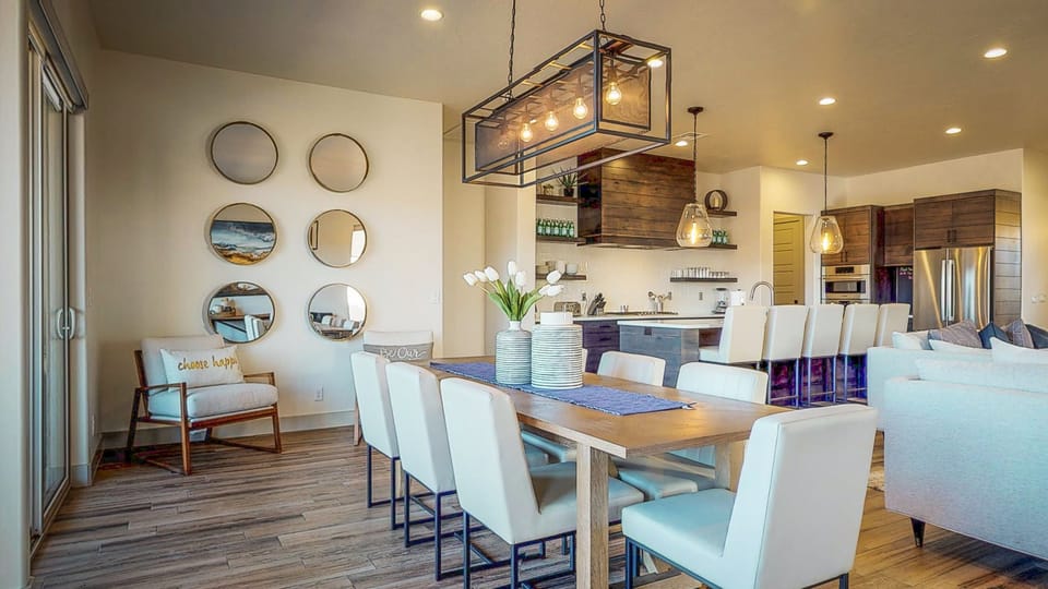 8-seat dining table