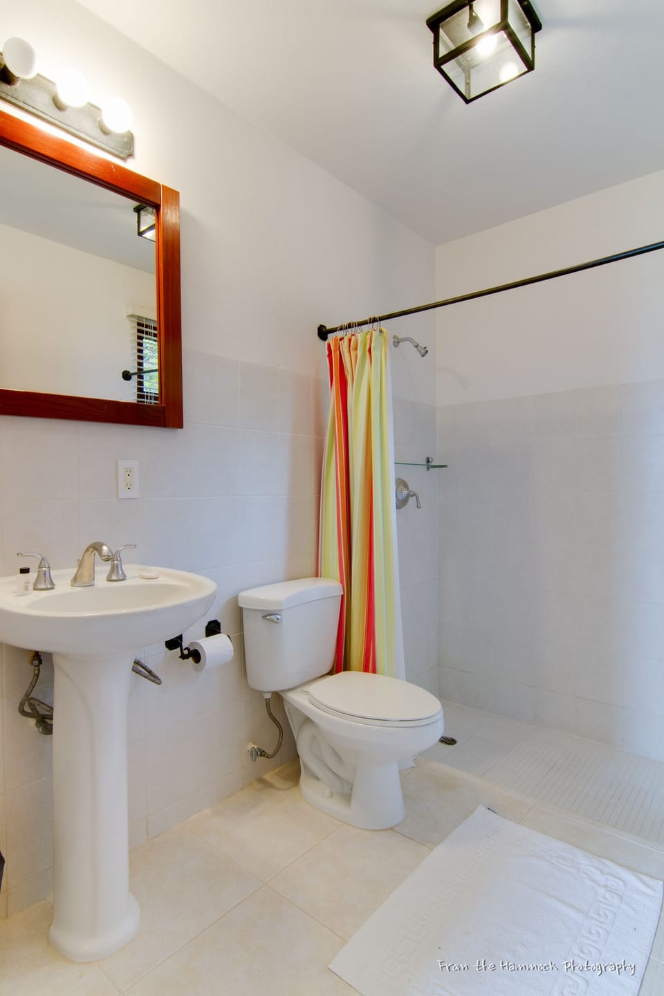 Shower, free toiletries, hair dryer (on request), bathrobes