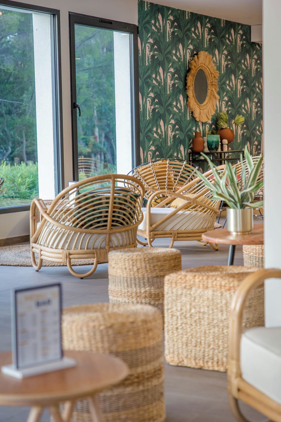 Relax on the sofa after a day in the sun.