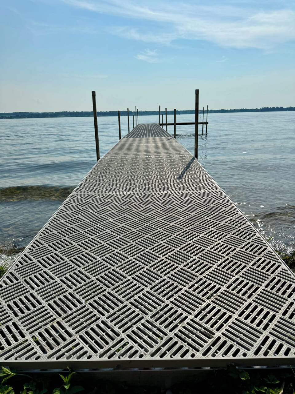 Brand new dock perfect for enjoying Owasco Lake