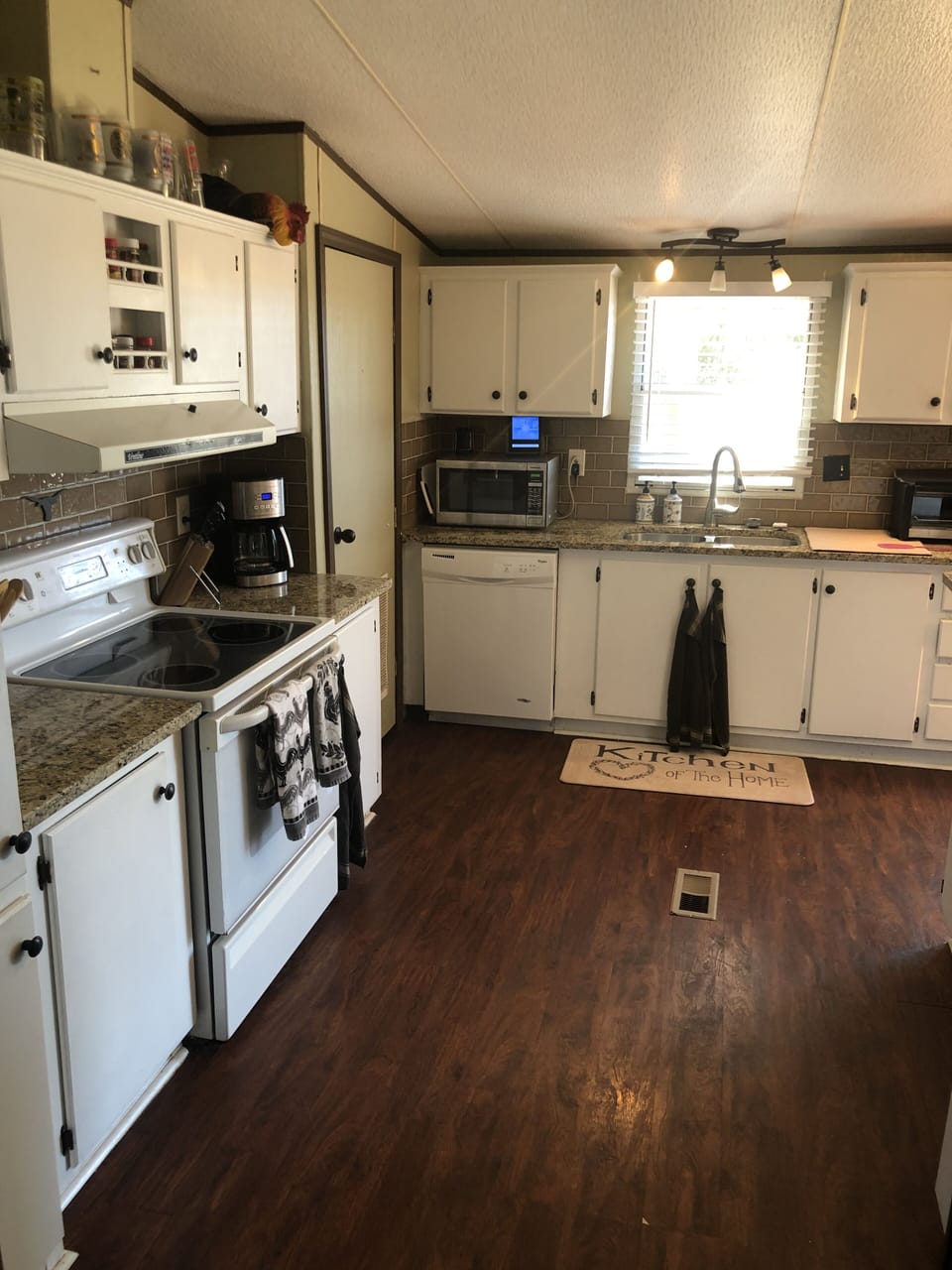 Fully stocked kitchen