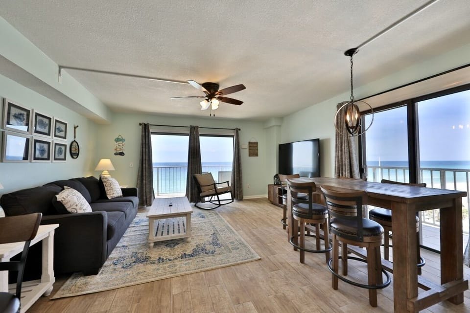 Beautiful gulf views from this end unit!