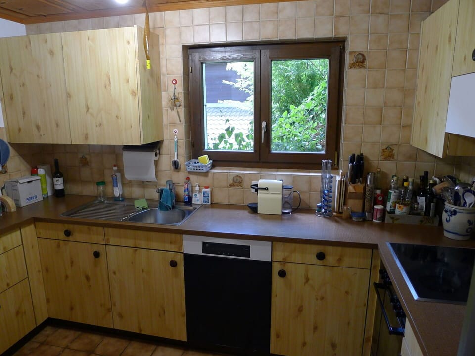 Kitchen Sink, Cabinetry, Countertop, Property, Tap, Sink, Kitchen Appliance, Wood, Window, Kitchen