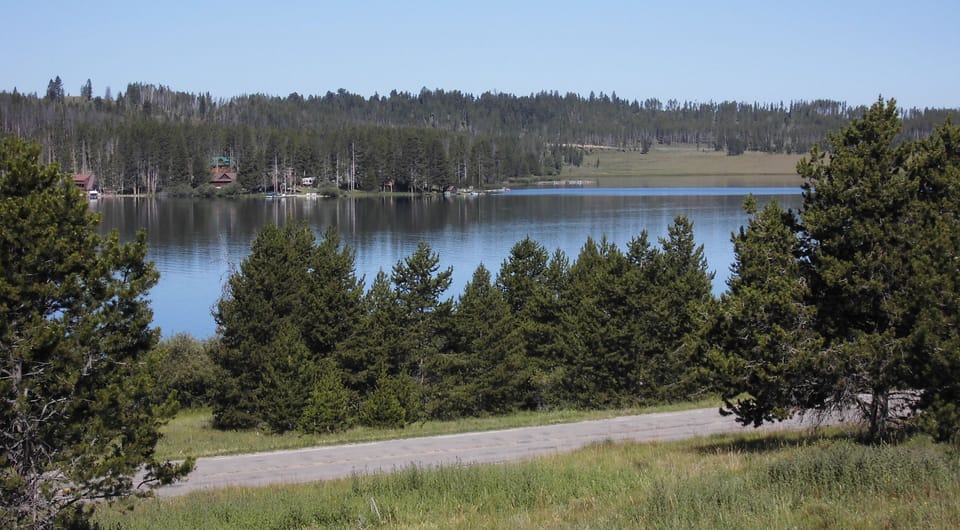 Georgetown Lake viewed from the deck