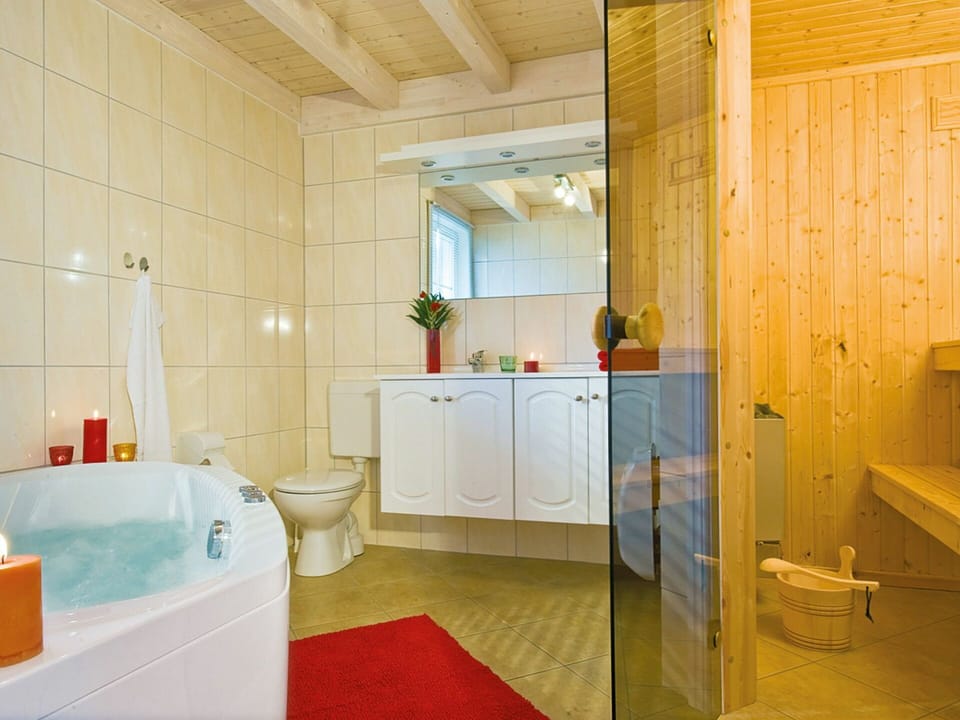 Bathroom, Room, Property, Interior Design, Building, Yellow, House, Floor, Ceiling, Tile