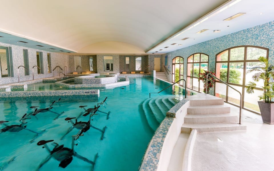 There are classes and equipment for water aerobics too if you feel like a little workout.