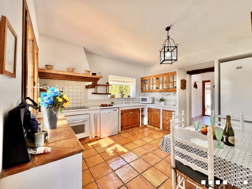 The fully equipped kitchen — everything you need to cook just like at home.