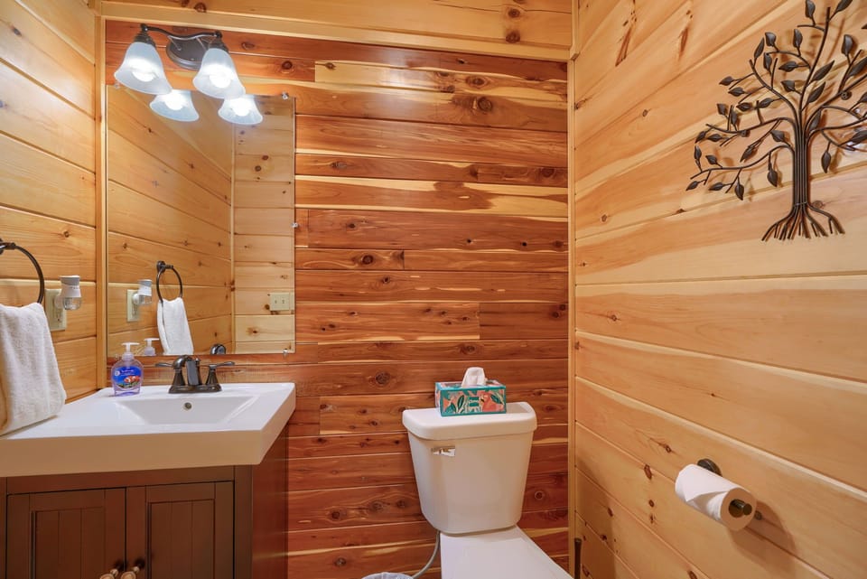 1/2 bath on main level