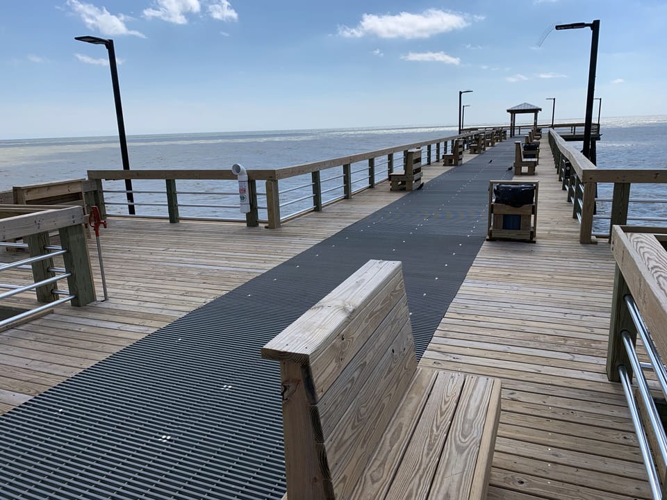 Yaupon Beach fishing pier 