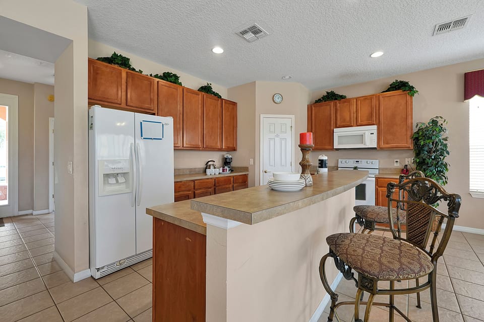 Fully equipped kitchen with everything needed for cooking during your stay