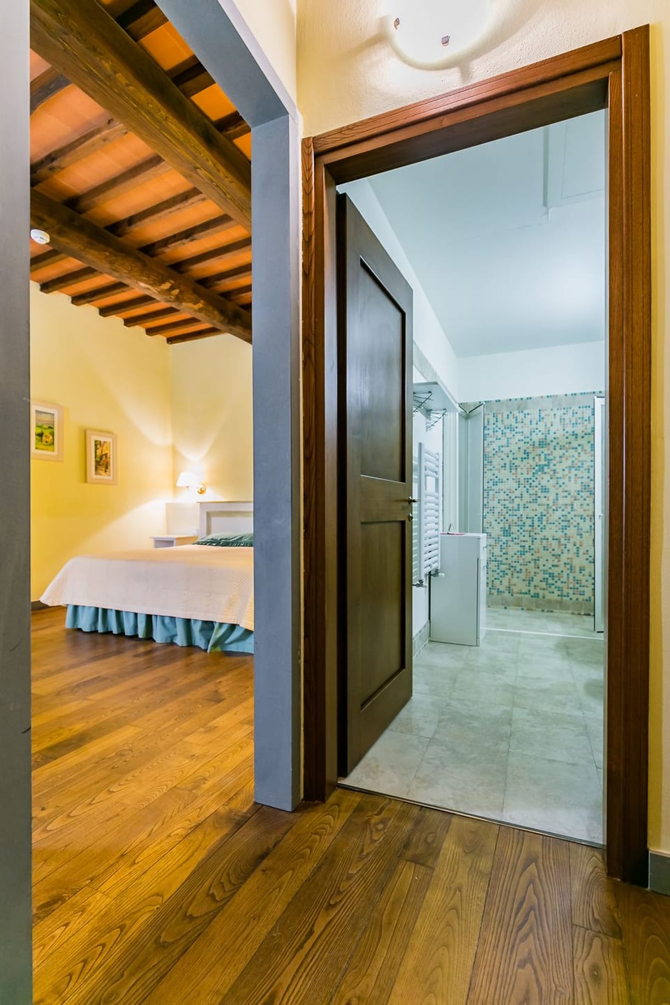 Superior Double Room, 1 Queen Bed, Terrace, Ground Floor | Individually decorated, individually furnished, desk, bed sheets