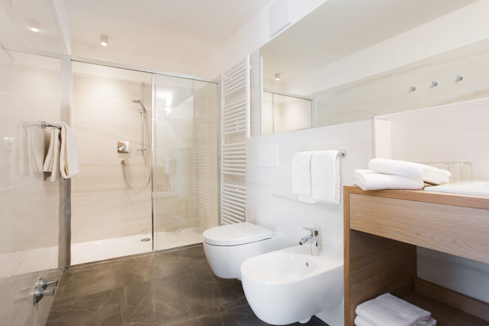 Suite | Bathroom | Free toiletries, hair dryer, towels