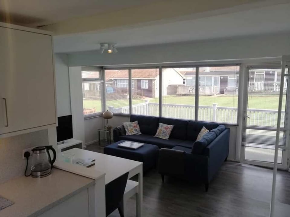 Chalet Ho! view from kitchen into living area