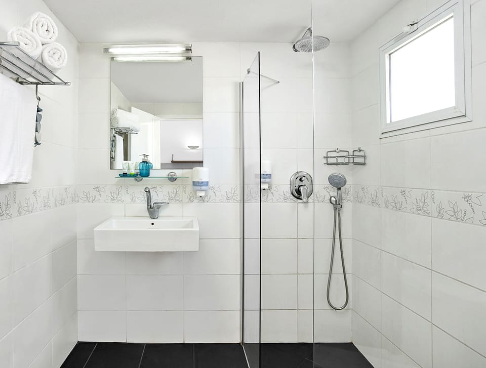 Large Family Apartment, 2 bedrooms, with Garden Access | Bathroom | Shower, free toiletries, towels
