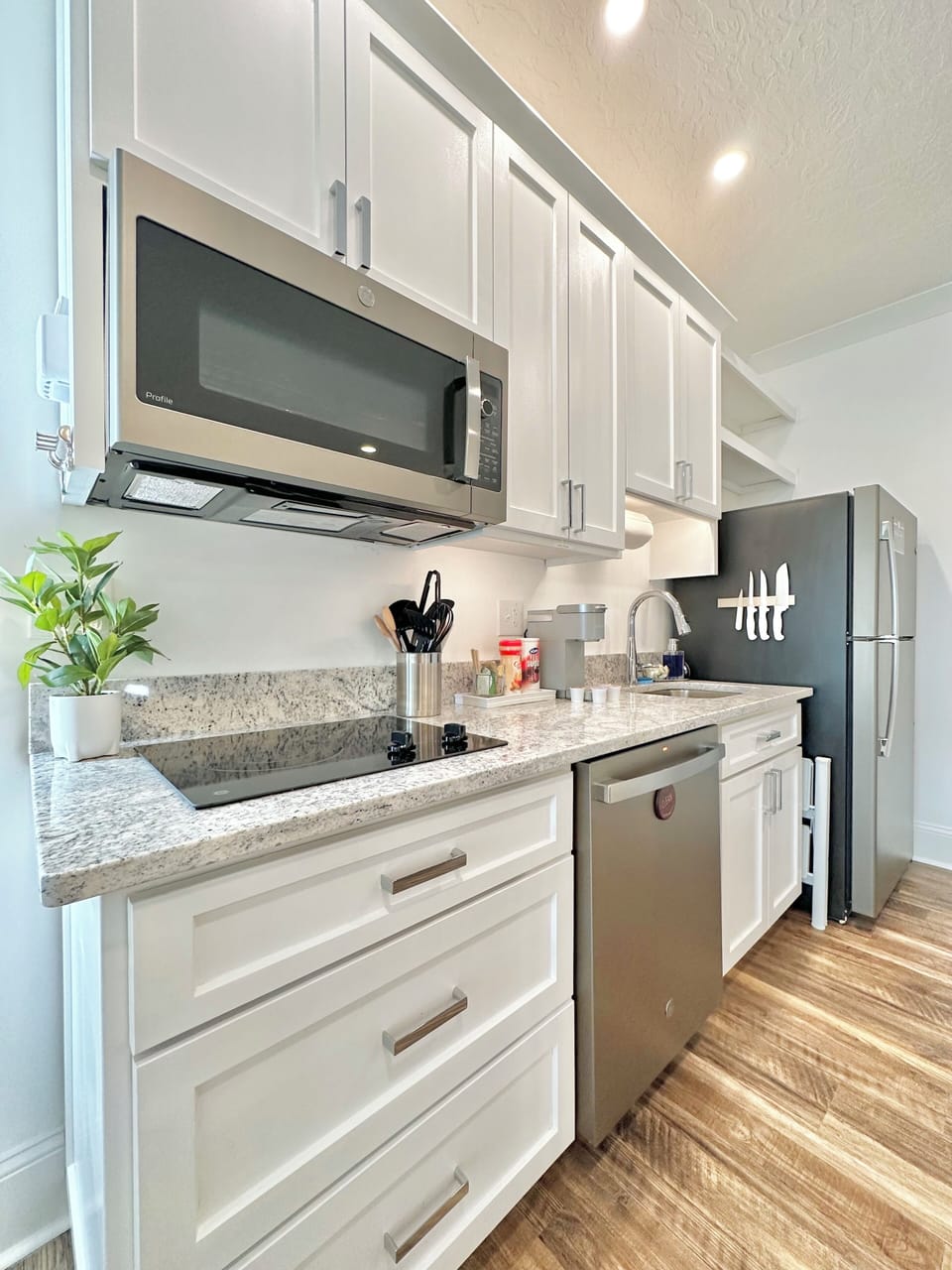 "Studio A" kitchen with a convection/conventional/air fryer/microwave oven