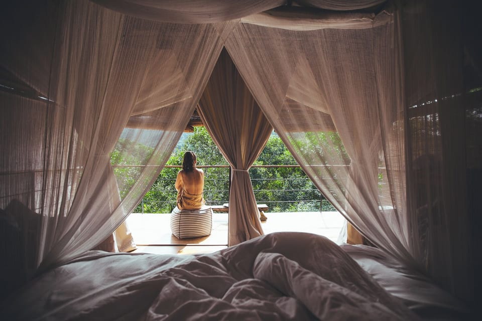 Forest Pavilions | Premium bedding, minibar, bed sheets