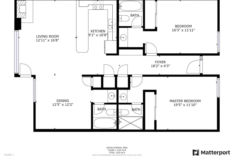 The floor plan is great for gatherings