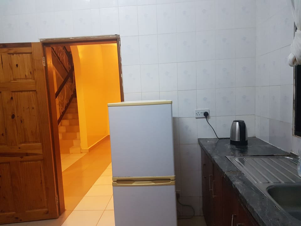 Apartment | Private kitchen | Fridge, microwave, oven, stovetop