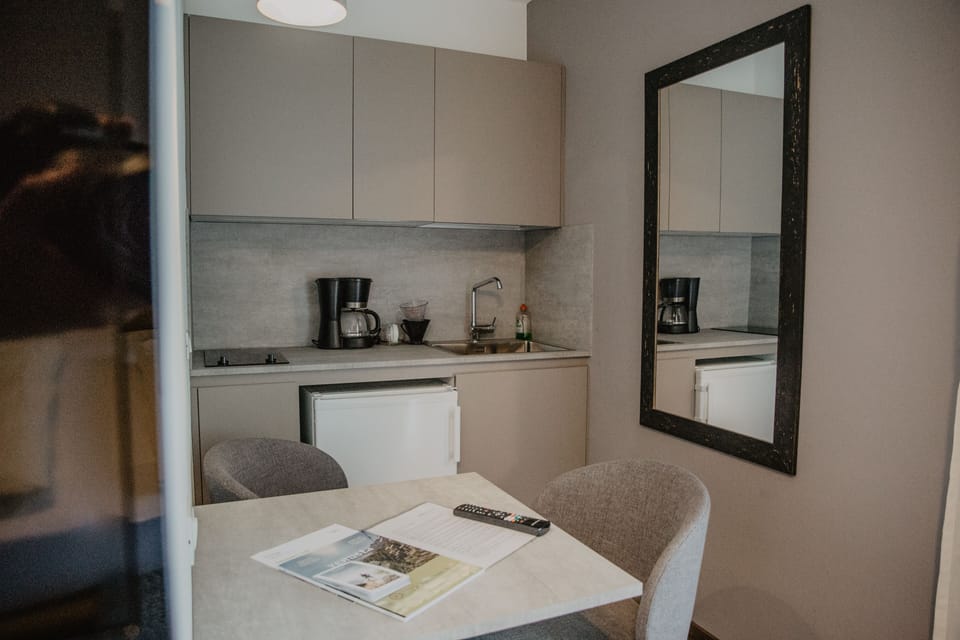 Panoramic Studio, Kitchenette, Mountain View | Desk, laptop workspace, blackout drapes, free WiFi