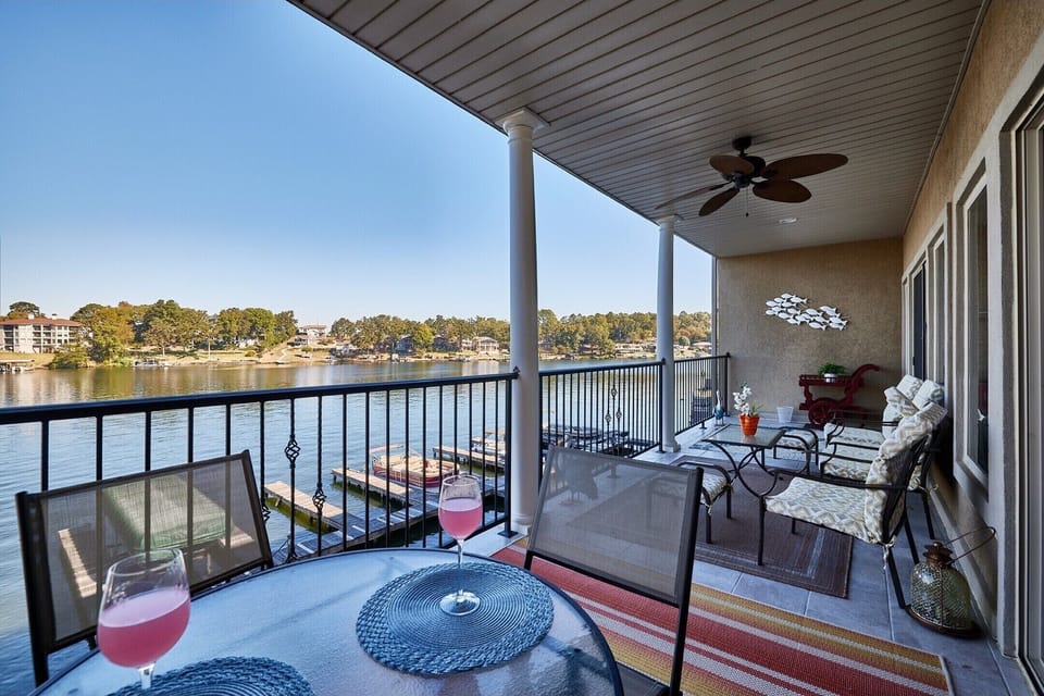 Patio off of living room and bedroom