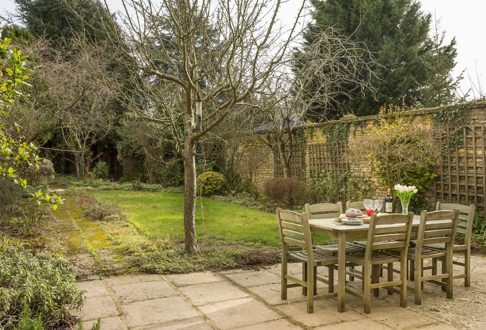 Fairfields enclosed and private garden area