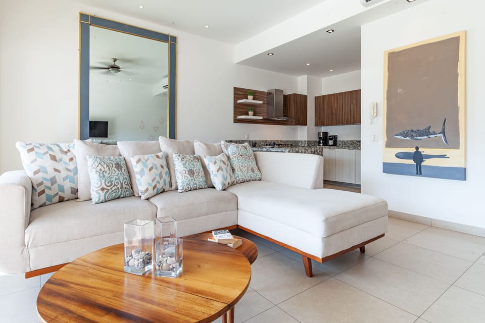 Spacious open concept living
