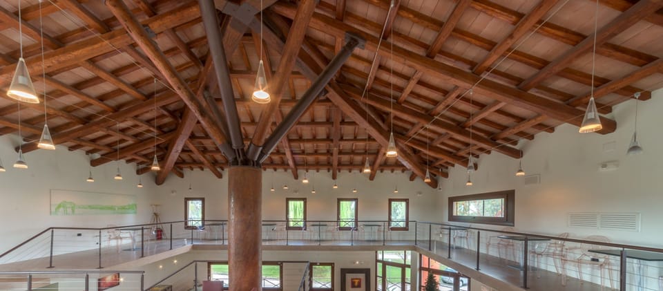 Flat-screen TV, heated floors