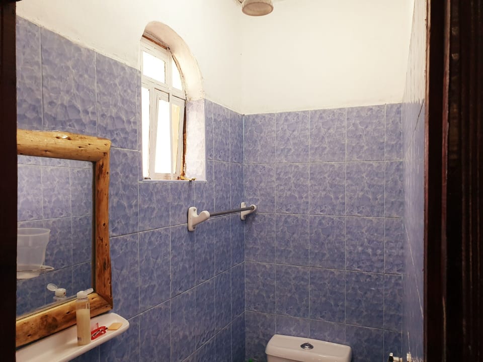Shower, rainfall showerhead, hair dryer, slippers