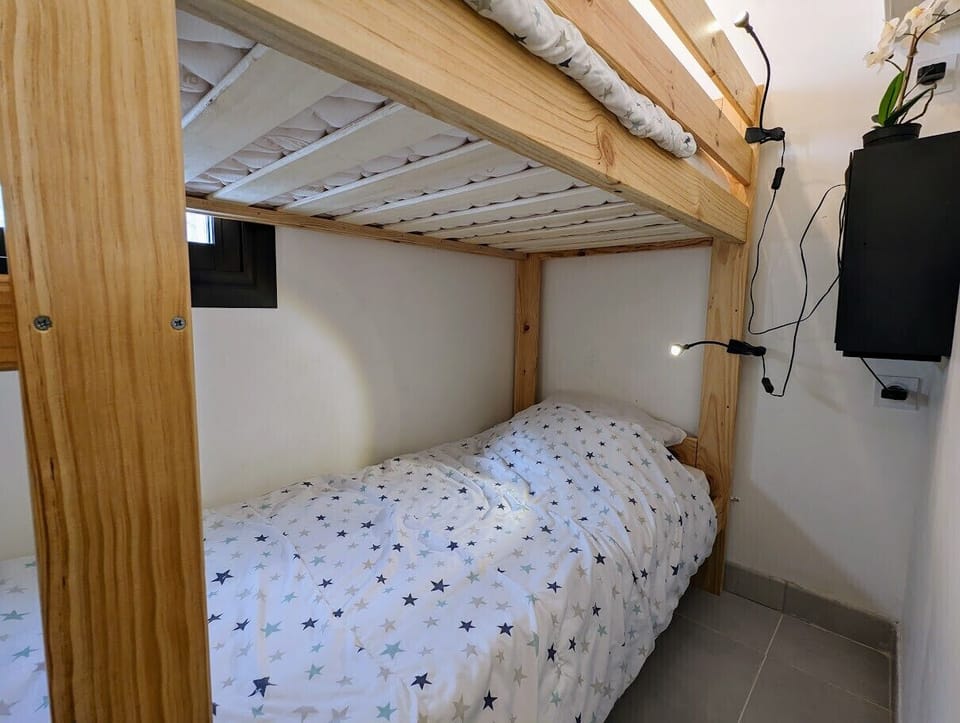 Cabin with bunk bed for children 