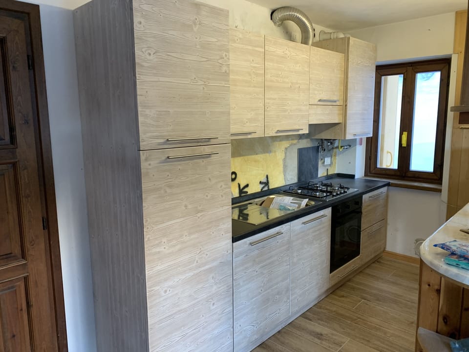 The new kitchen