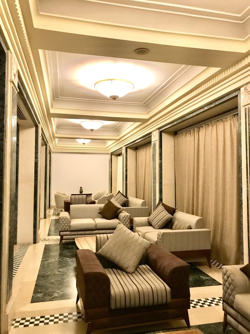 Lobby sitting area