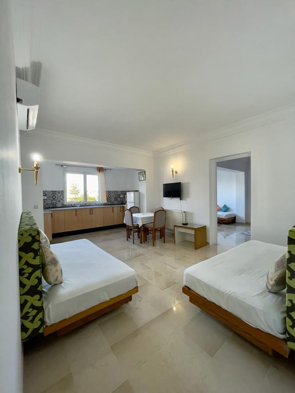 Comfort Apartment, 2 Bedrooms | Living area | Flat-screen TV