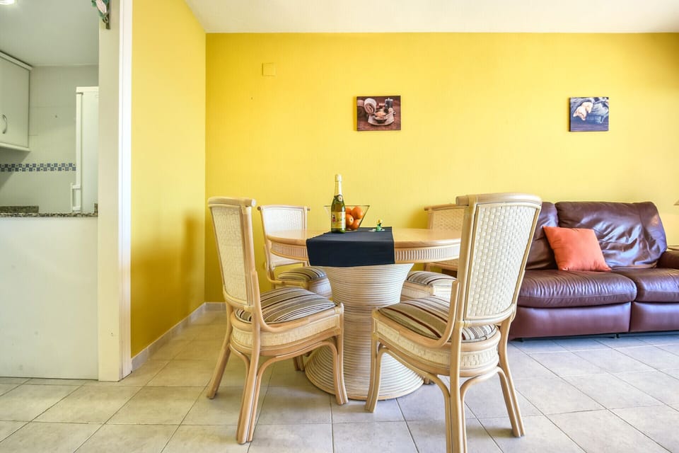 Dining table at the Apolo XVI Building near La Fossa
