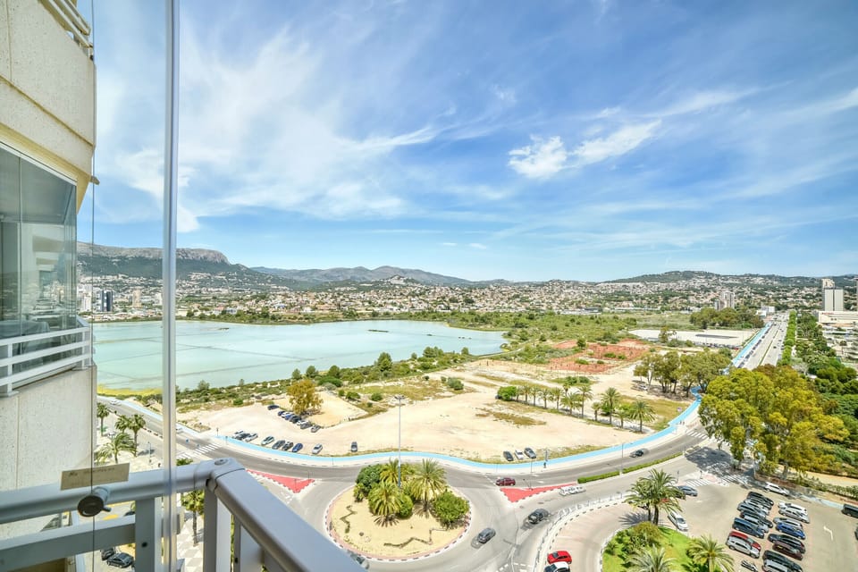 Views of Las Salinas from the Apolo XVII building on La Fossa beach