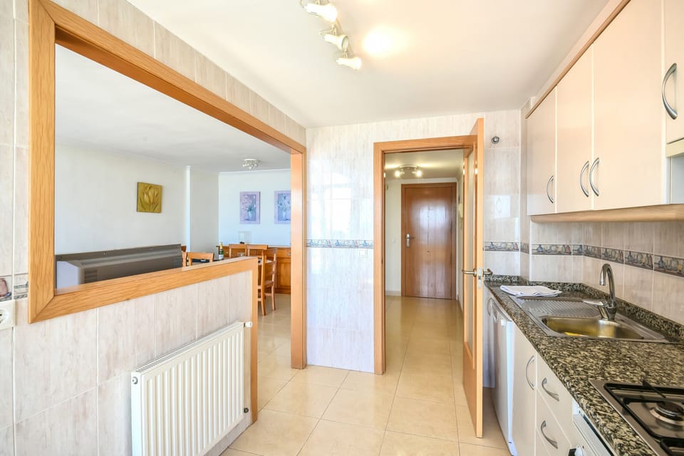 Kitchen in the Rosamarina Building in the port of Calpe