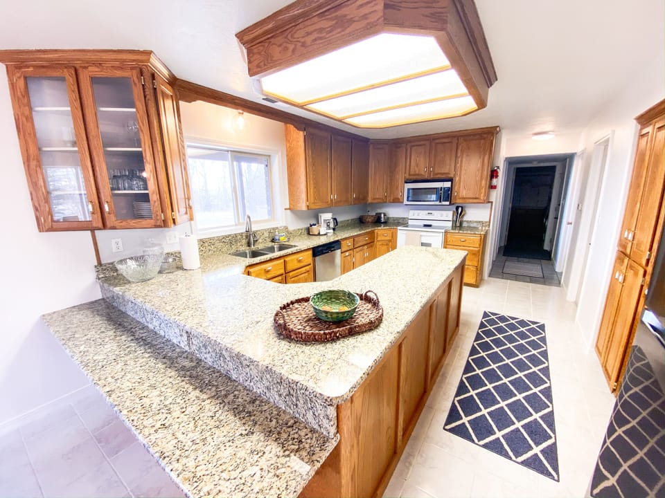Large open kitchen 
