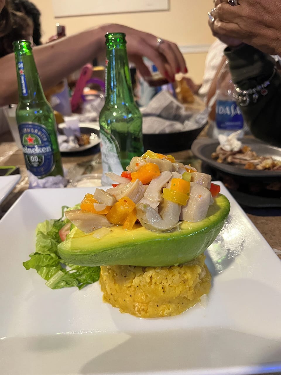 Tattoo Rest @ El Poblado, known for its specialty: mofongo  and stuffed avocado.
