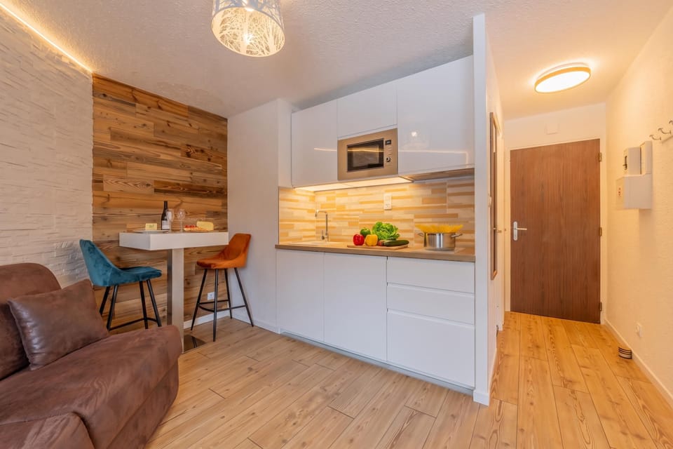 Kitchen and dining area