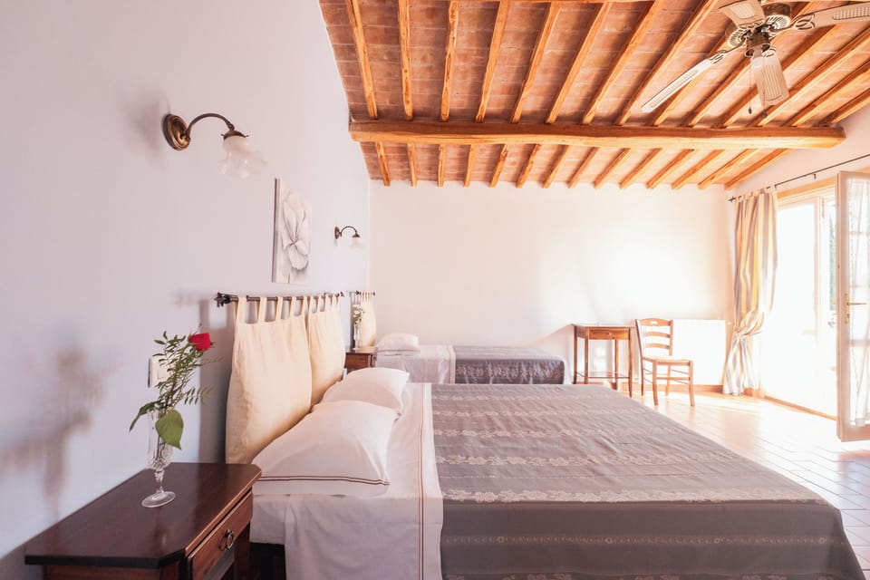 Comfort Triple Room, Pool View | Blackout drapes, cribs (surcharge), WiFi (free), bed sheets