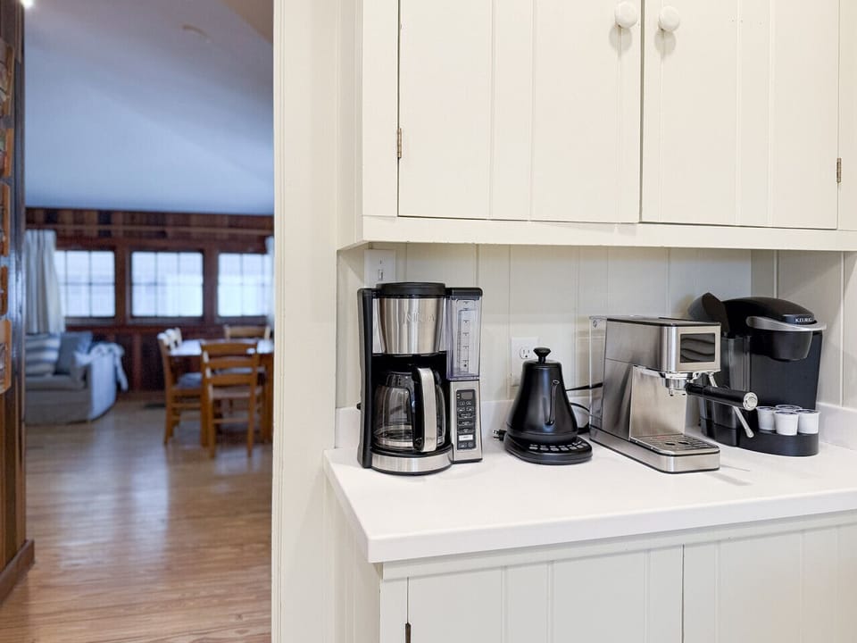 Kitchen has its very own coffee bar