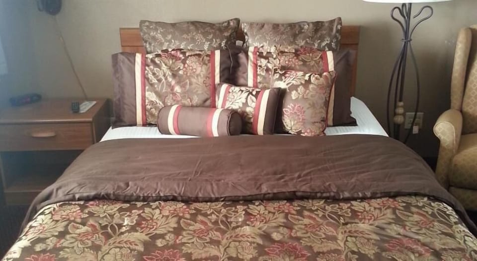 Individually furnished, desk, blackout drapes, iron/ironing board